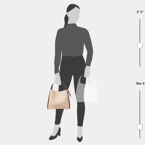 Kate Spade Knott Convertible Carryall Medium Crossbody Tote Purse - Milk Glass - Picture 5 of 5